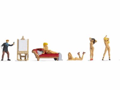 Noch 15948 Artists and Nude Models Figure Set HO Scale