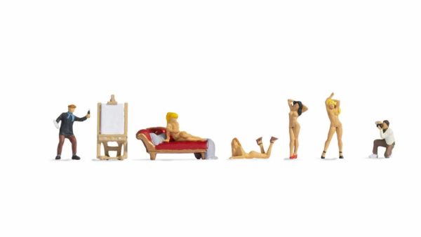 Noch 15948 Artists and Nude Models HO scale Figures