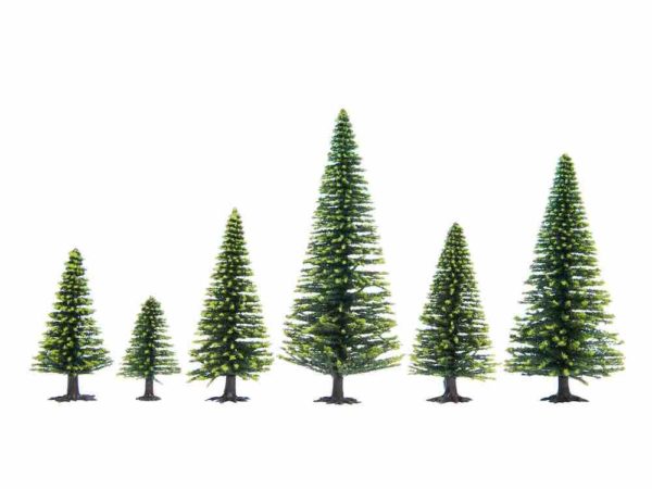 Noch 26825 Model Spruce Trees 25 pieces, 5 - 14 cm high, HO & OO scale