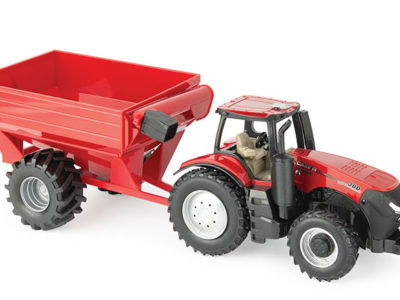 ERTL 47408 Case IH AFS Connect 380 Tractor with Grain Cart, 1/32 scale