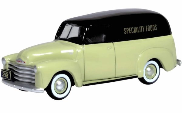 Oxford Diecast 87CV50004 Chevrolet Panel Van 1950 - Speciality Foods 1/87 Scale