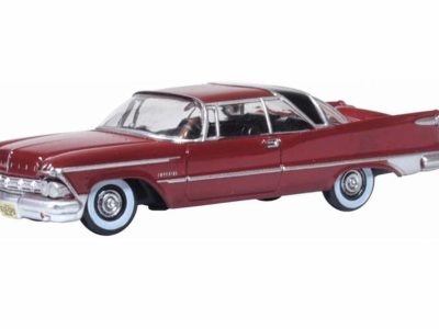 Oxford Diecast 87IC59003 Imperial crown 2 Door 1959 - Radiant Red / Black 1/87 Scale