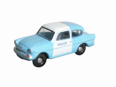 Oxford Diecast N105003 Ford Anglia - Police Panda Car N Scale