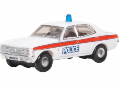 Oxford Diecast NCOR3004 Ford Cortina MkIII - Devon & Cornwall Police N Scale
