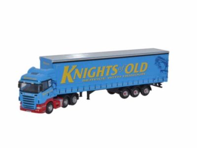 Oxford Diecast NSCA004 Scania R Highline Curtainside Truck - Knights of Old N Scale