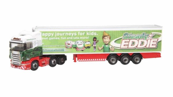 Oxford Diecast NSHL16FR Scania Highline Fridge Trailer - Steady Eddie