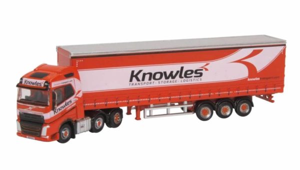 Oxford Diecast NVOL4003 Volvo FH4 Curtainside - Knowles N Scale