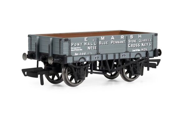 Hornby R60189 3 Plank Wagon - E. Marsh