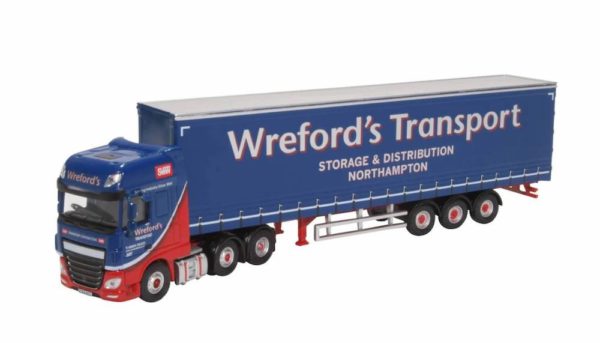 Oxford Diecast 76DXF002 DAF XF Euro 6 Cab - Wreford's Transport