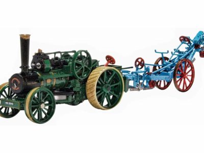 Oxford Diecast 76FBB005 Fowler BB1 Ploughing Engine No. 15334 - Lady Caroline and Plough