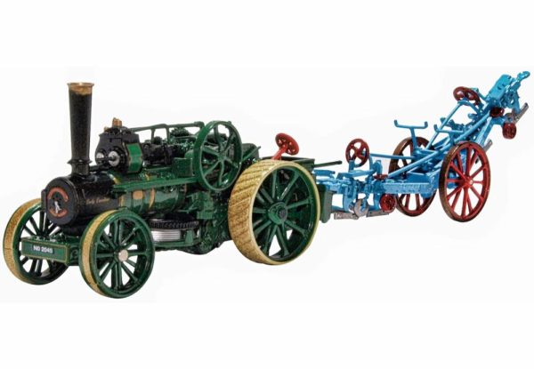 Oxford Diecast 76FBB005 Fowler BB1 Ploughing Engine No. 15334 - Lady Caroline and Plough