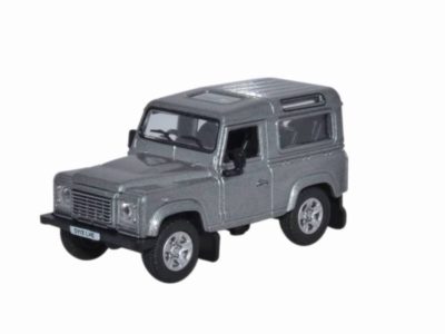 Oxford Diecast 76LRDF003 Land Rover Defender 90 Station Wagon - Orkney Grey