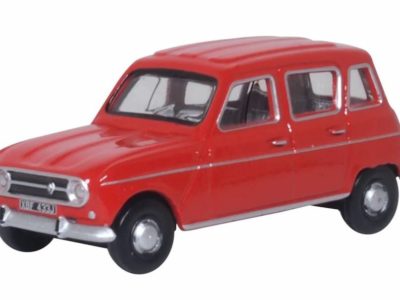 Oxford Diecast 76RN002 Renault 4 Car - Red