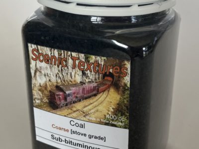 Scenic Textures JC2 Sub Bituminous Coal Coarse - (Stove Grade), 400cc Bottle