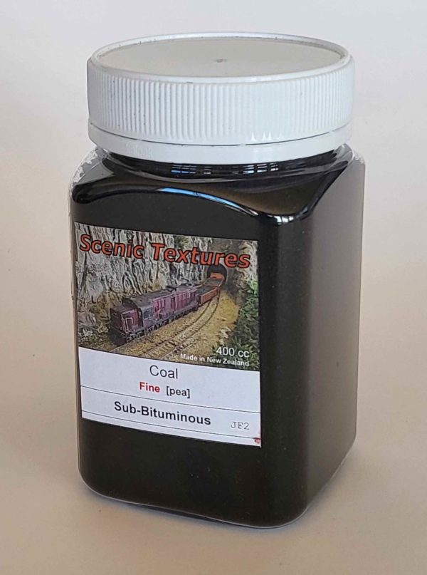 Scenic Textures JF2 Sub Bituminous Coal Fine 400cc Bottle