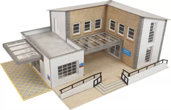 Metcalfe PO362 Municipal Building OO/HO Scale Kit