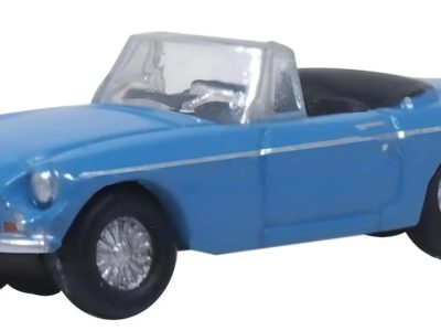 Oxford Diecast NMGB004 MGB Roadster Car Iris Blue N scale