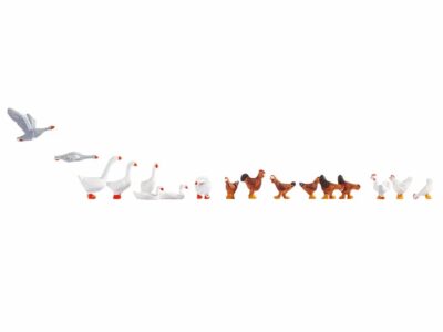 Noch 15772 Chicken and Geese HO scale Figures