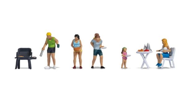 Noch 15881 People Camping HO scale Figures