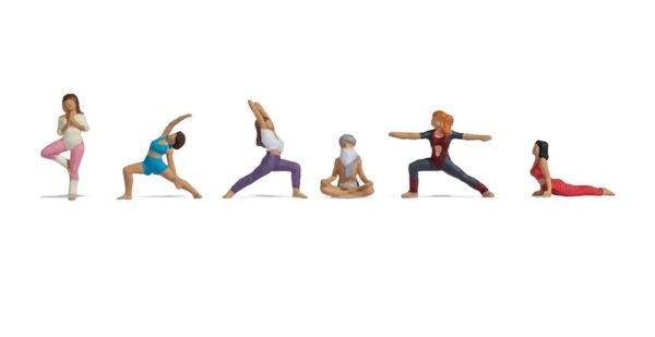 Noch 15888 Practising Yoga HO scale Figures