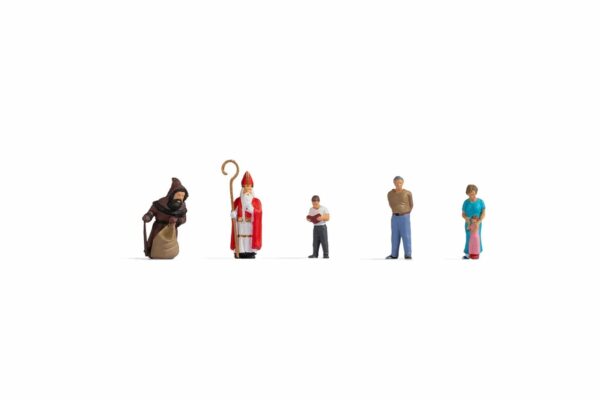 Noch 15923 St Nicholas' Evening HO scale Figures