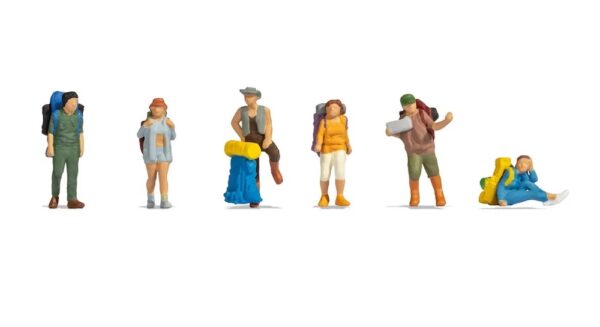 Noch 36247 Backpackers and Hitchhikers N Gauge Figures