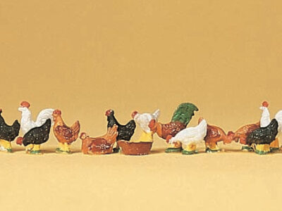 Preiser 14168 Hens and Cocks HO Gauge Figures