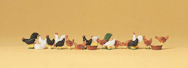 Preiser 14168 Hens and Cocks HO Gauge Figures
