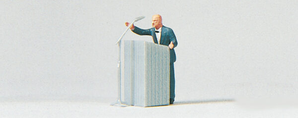 Preiser 28035 Small Man - Big words HO Gauge Figures