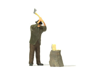 Preiser 28113 Chopping Wood HO Gauge Figures