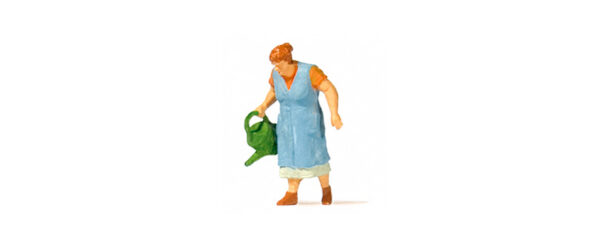 Preiser 28207 Grandma Watering Flowers HO Gauge Figures