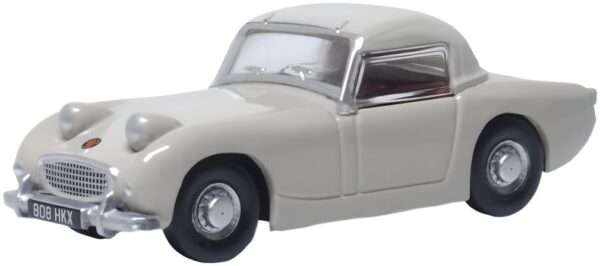 Oxford Diecast 76AHF004 Austin Healey Frogeye Sprite Car Nevada Beige 1/76 Scale
