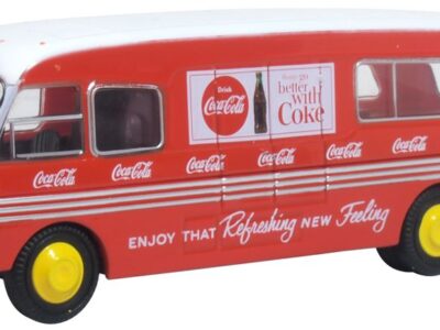 Oxford Diecast 76BMC005CC BMC Mobile Unit Coca Cola 1/76 Scale