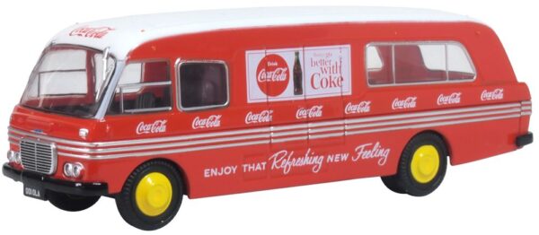 Oxford Diecast 76BMC005CC BMC Mobile Unit Coca Cola 1/76 Scale