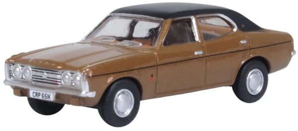 Oxford Diecast 76COR3011 Ford Cortina Mk3 Car Tawny 1/76 Scale