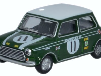 Oxford Diecast 76MCS002 Mini Cooper S MkII John Rhodes 1968 Brands 1/76 Scale