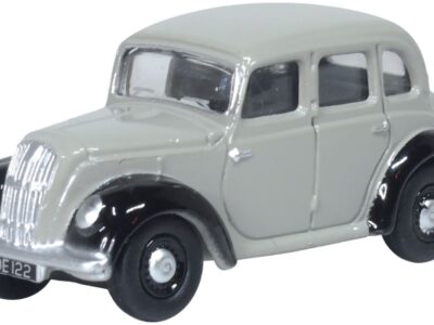 Oxford Diecast 76MES007 Morris Eight E Saloon Grey 1/76 Scale