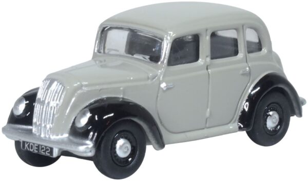 Oxford Diecast 76MES007 Morris Eight E Saloon Grey 1/76 Scale
