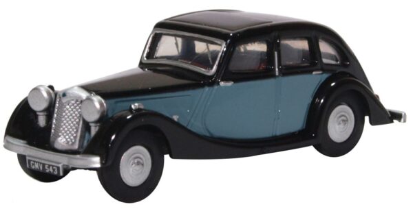 Oxford Diecast 76RK005 Riley Kestrel Blue/Black 1/76 Scale