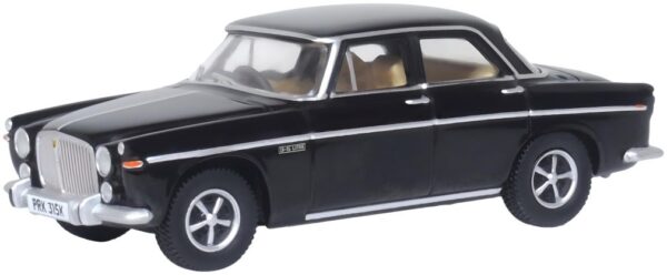 Oxford Diecast 76RP5002 Rover P5B Car Black (Wilson/Thatcher) 1/76 Scale
