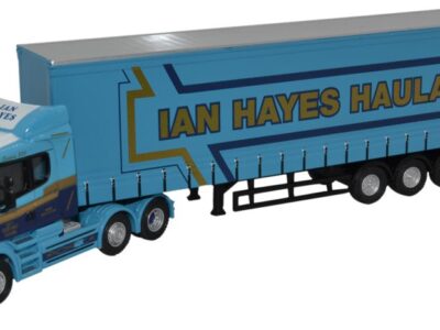 Oxford Diecast 76TCAB009 Scania T Cab Curtainside - Ian Hayes Haulage 1/76 Scale