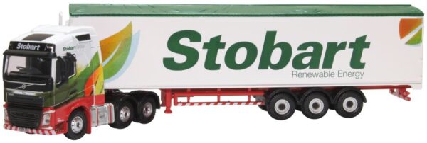 Oxford Diecast 76VOL4010 Volvo FH4 Cab Stobart Renewable Energy 1/76 Scale