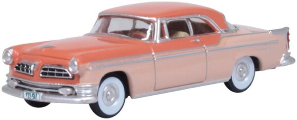 Oxford Diecast 87CNY55002 Chrysler New Yorker DeLuxe Coupe 1955 St. Regis Desert Sand/Canyon Tan 1/87 Scale