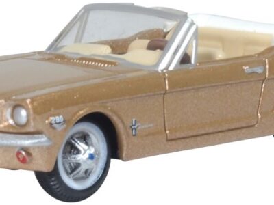 Oxford Diecast 87MU65007 Ford Mustang Convertible 1965 Prairie Bronze 1/87 Scale