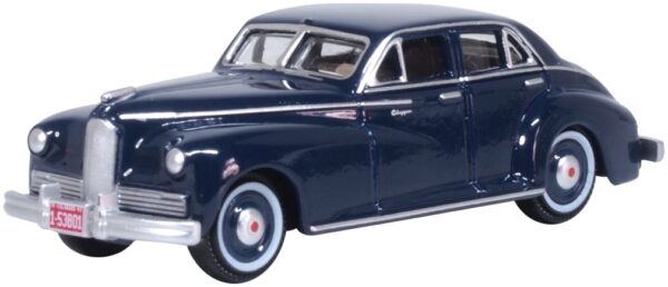 Oxford Diecast 87PC42001 Packard Clipper Touring Sedan 1942 Packard Blue 1/87 Scale