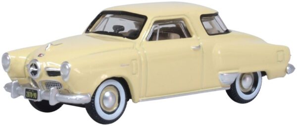 Oxford Diecast 87SC50001 Studebaker Champion Starlight Coupe 1950 Tulip Cream 1/87 Scale