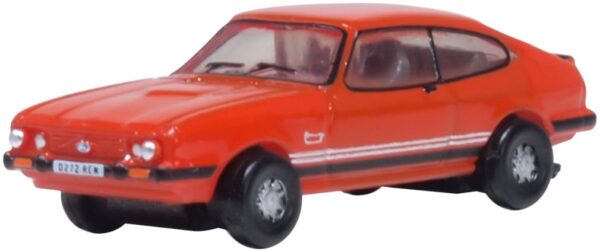 Oxford Diecast NCAP004 Ford Capri Mk3 Sebring Red N Scale