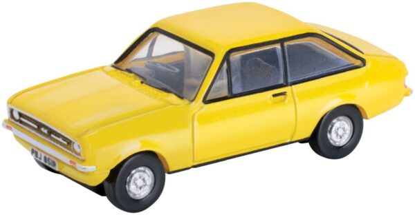 Oxford Diecast NESC002 Ford Escort Mk2 Signal Yellow N Scale