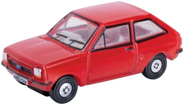 Oxford Diecast NFF001 Ford Fiesta Mk1 Venetian Red N Scale