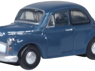 Oxford Diecast NMOS007 Morris Minor Saloon Trafalgar Blue N Scale